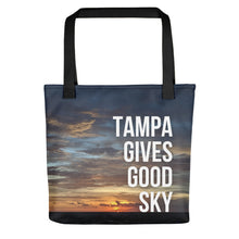 Load image into Gallery viewer, Tote Bag - Tampa Gives Good Sky - Beach Sunset 2019-08-27