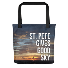 Load image into Gallery viewer, Tote Bag - St. Pete Gives Good Sky - Beach Sunset 2019-08-27