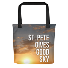 Load image into Gallery viewer, Tote Bag - St. Pete Gives Good Sky - Sunrise 2021-03-28