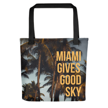 Load image into Gallery viewer, Tote Bag - Sweet Light Palm Trees - Miami Gives Good Sky