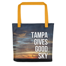 Load image into Gallery viewer, Tote Bag - Tampa Gives Good Sky - Beach Sunset 2019-08-27