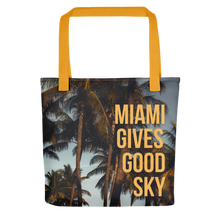 Load image into Gallery viewer, Tote Bag - Sweet Light Palm Trees - Miami Gives Good Sky