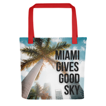Load image into Gallery viewer, Tote Bag - Sunny Miami - Miami Gives Good Sky
